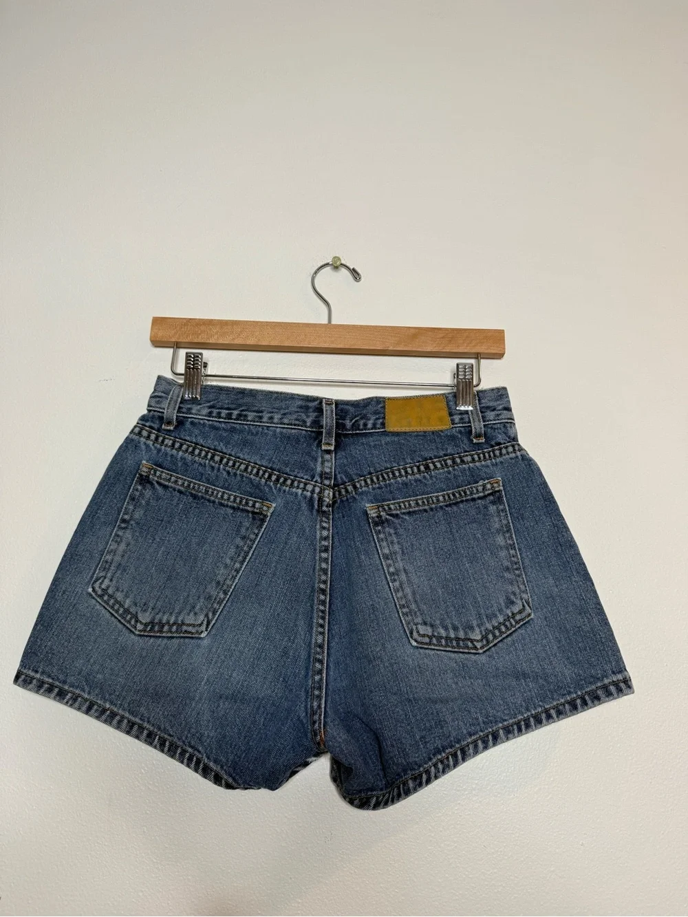 Vintage J. Crew Made in USA 100% Cotton Denim Mini Shorts size 4